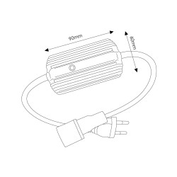 Controlador Neón Led Rgb 220V 8.5W/m