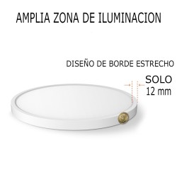 PLAFON DE SUPERFICIE 24 W CON SWITCH