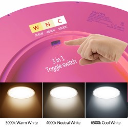 PLAFON DE SUPERFICIE 20 W CON SWITCH