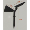Foco  solar de 2W para jardin