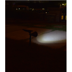 Foco solar de 2W con sensor para jardin