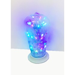 BOMBILLA LED EDISON E27 3W RGB