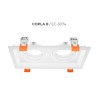 Aro Cardan doble COPLA 8 para downlight modular COPLA