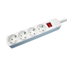 REGLETA 4 TOMAS CON INTERRUPTOR 16A/250V Blanca