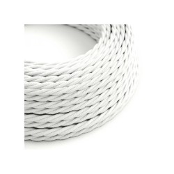 CABLE TEXTIL TRENZADO BLANCO 2x0.75, Bobina 50M