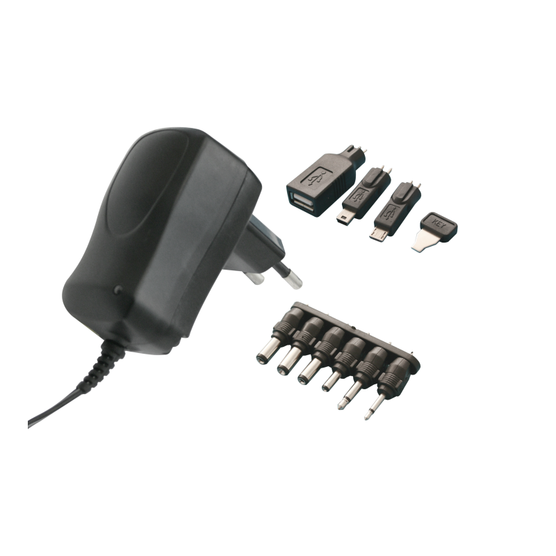 Alimentador Universal 7,2w salida DC 3-4,5-5-6-7,5-9-12 v