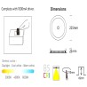 DOWNLIGHT 24W CCT Y SENSOR DE MOVIMIENTO