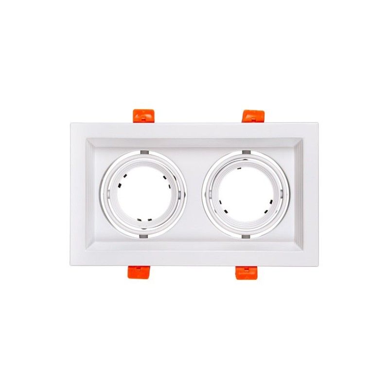 EMPOTRABLE CARDAN 2XGU10 BLANCO