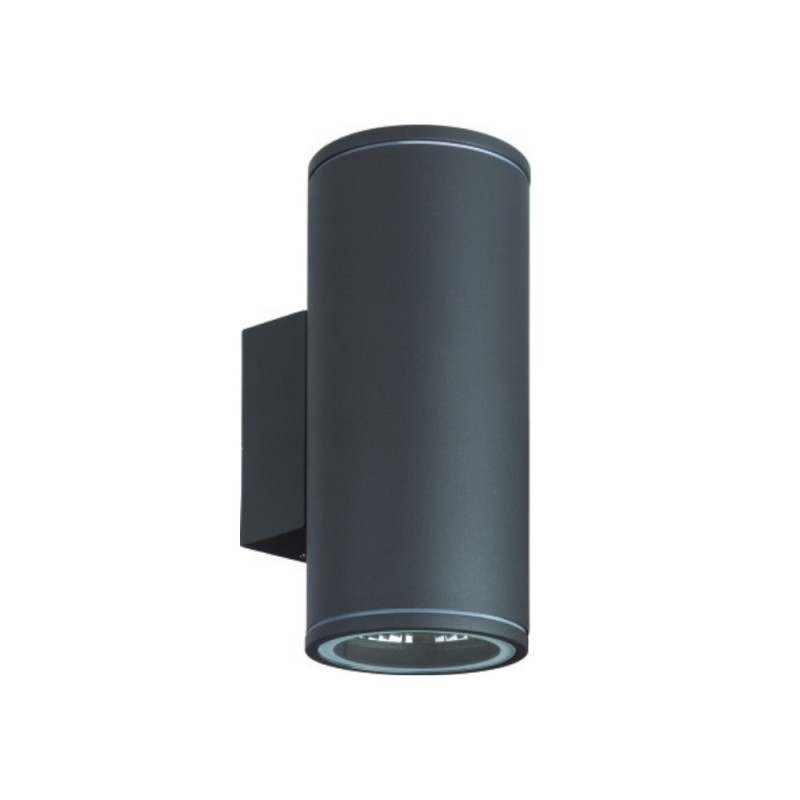 Aplique LED de pared NICO D PARA 2 GU10 COLOR GRAFITO