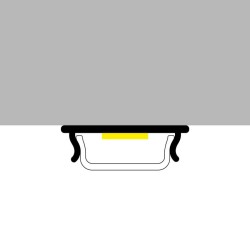 Perfil de Aluminio Flexible - 2 Metros