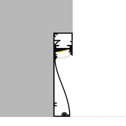 Perfil de Aluminio Krue - 2 Metros